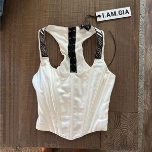 NWT I.AM.GIA Corset Top